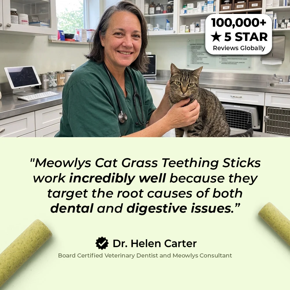 Cat Grass Teething Sticks